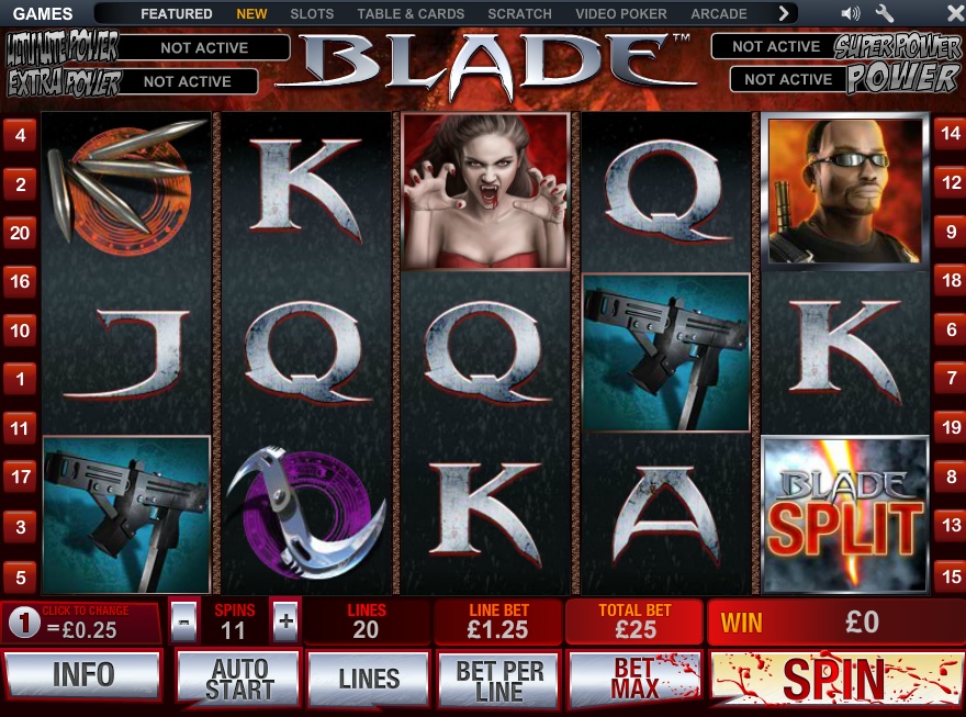 игровой автомат blade бесплатно онлайн