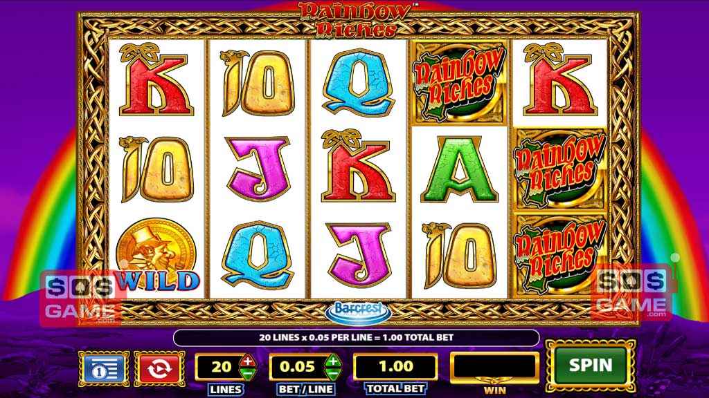 Which are the Highest Paying Rainbow Riches Slots in the Series?