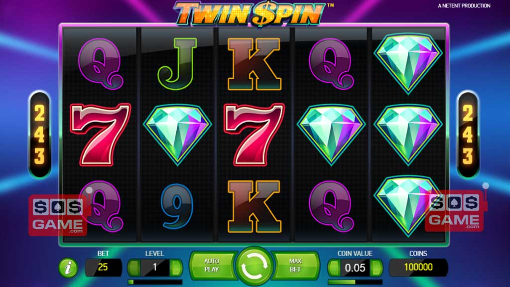 twin spin slot screenshot - Machine À Sous Sticky Bandits