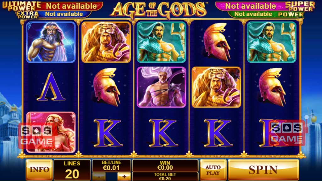 Age of the Gods: Epic Troy Slot by Playtech - Play For Free & Real