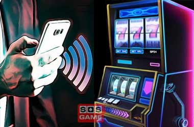 hacking a slot machine using a mobile phone