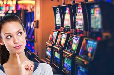 choosing a slot machine