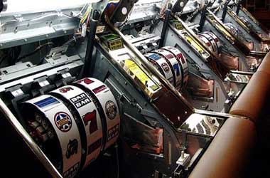 Inside a slot machine