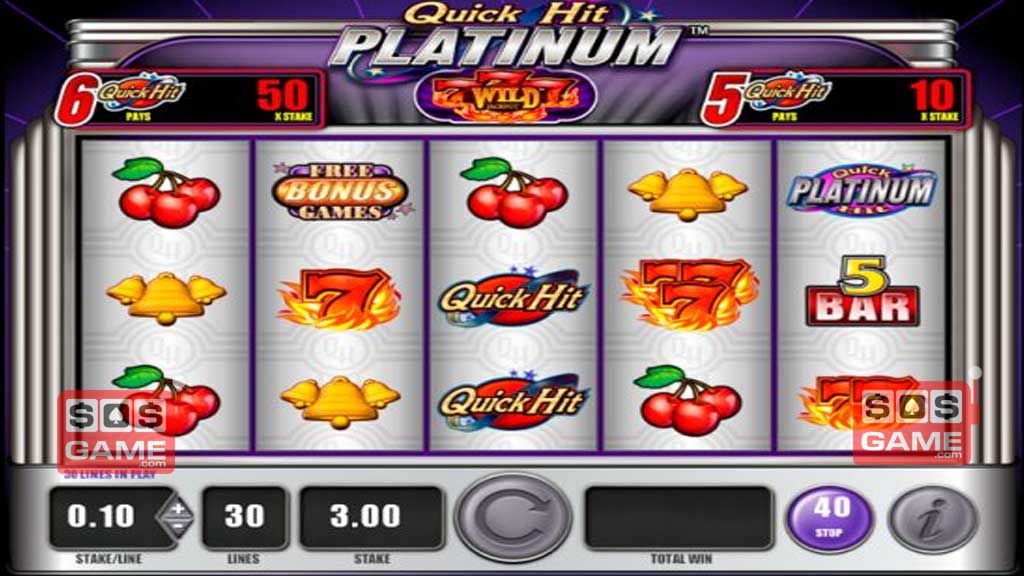 Quick Hit Platinum: Triple Blazing 7's