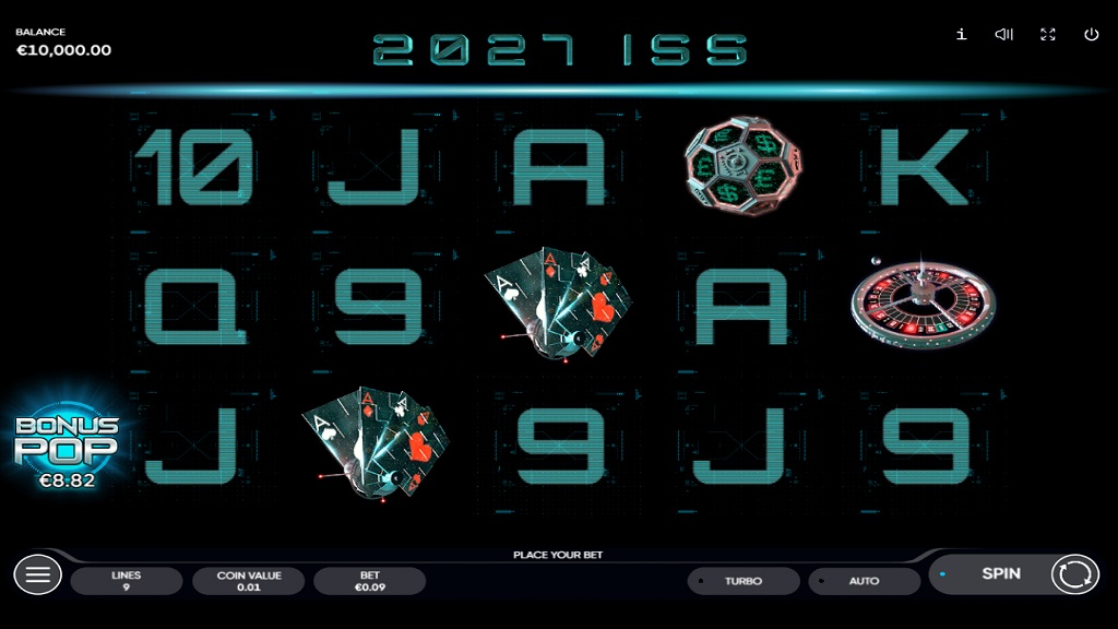 Screenshot of 2027 ISS slot from Endorphina