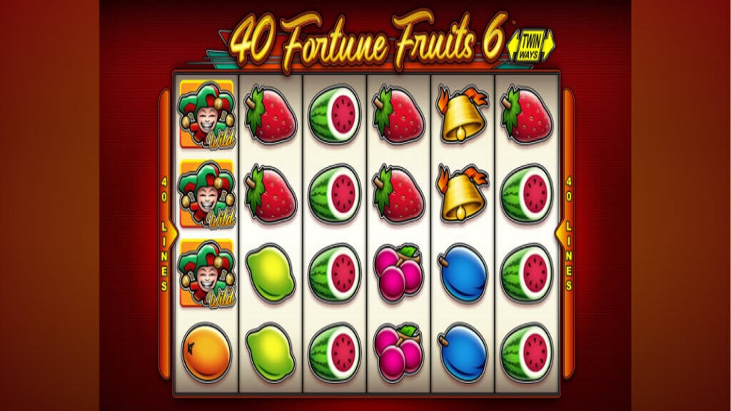 Screenshot of 40 Fortune Fruits 6 slot from Green Tube