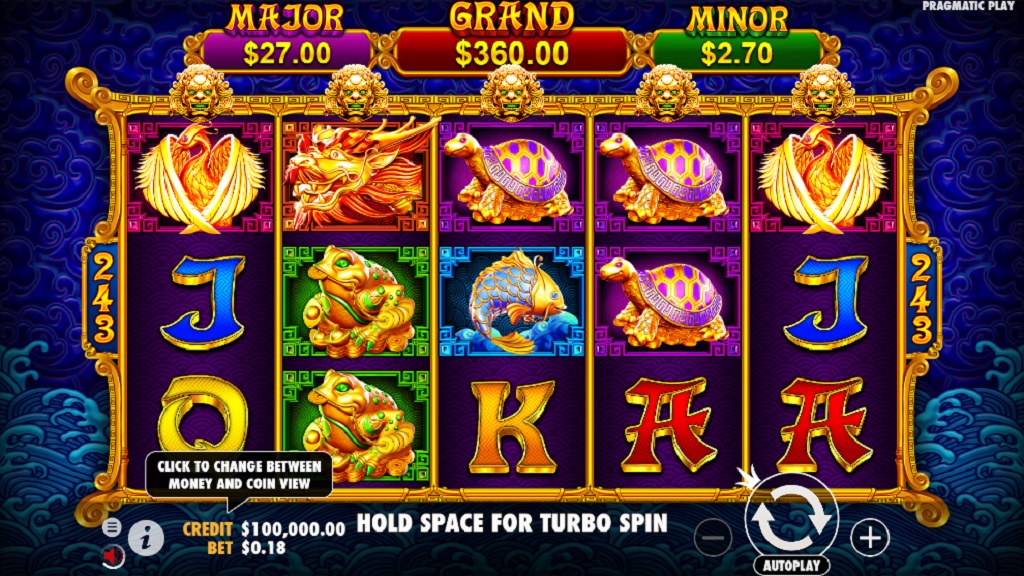 Screenshot of 5 Lions Gold slot from Pragmatic Play