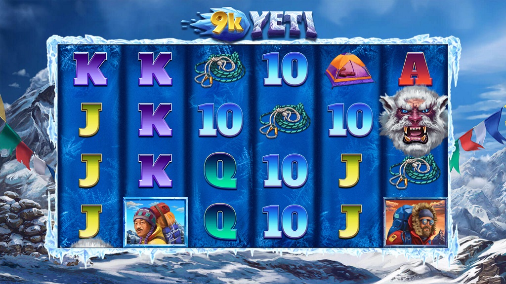 Screenshot of 9k Yetti slot from Yggdrasil Gaming