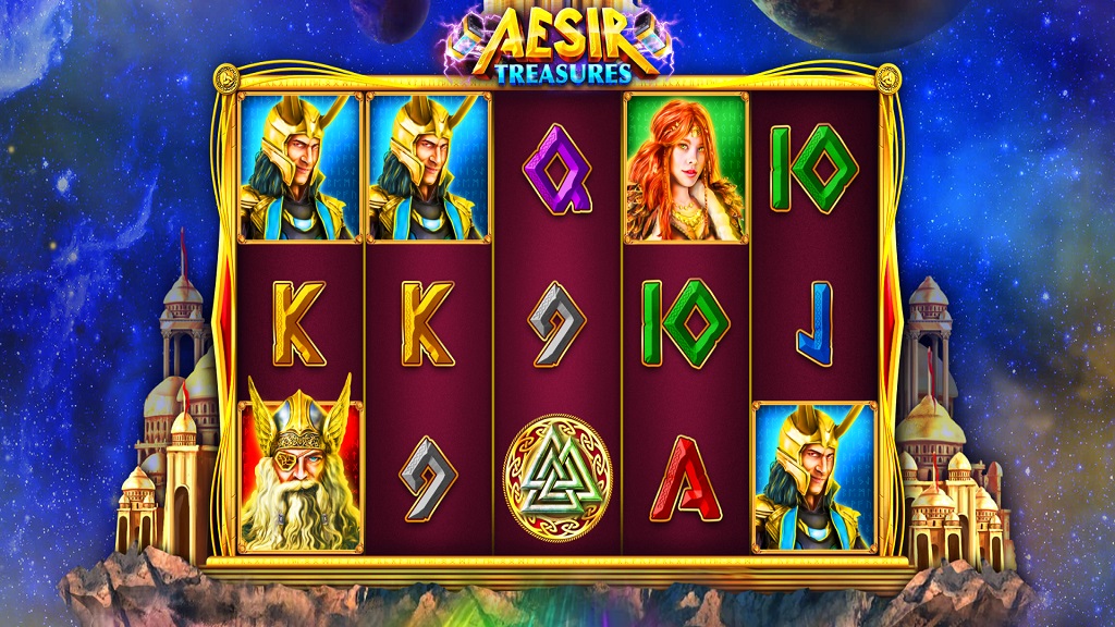 Screenshot of Aesir Treasures slot from Pariplay