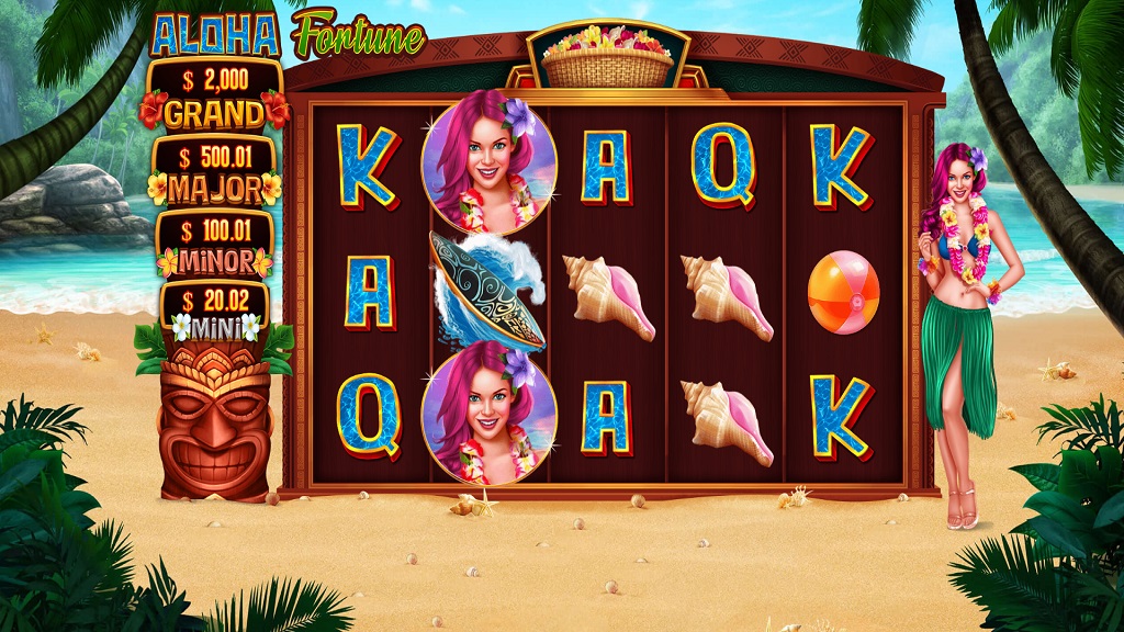Screenshot of Aloha Fortune slot from Pariplay