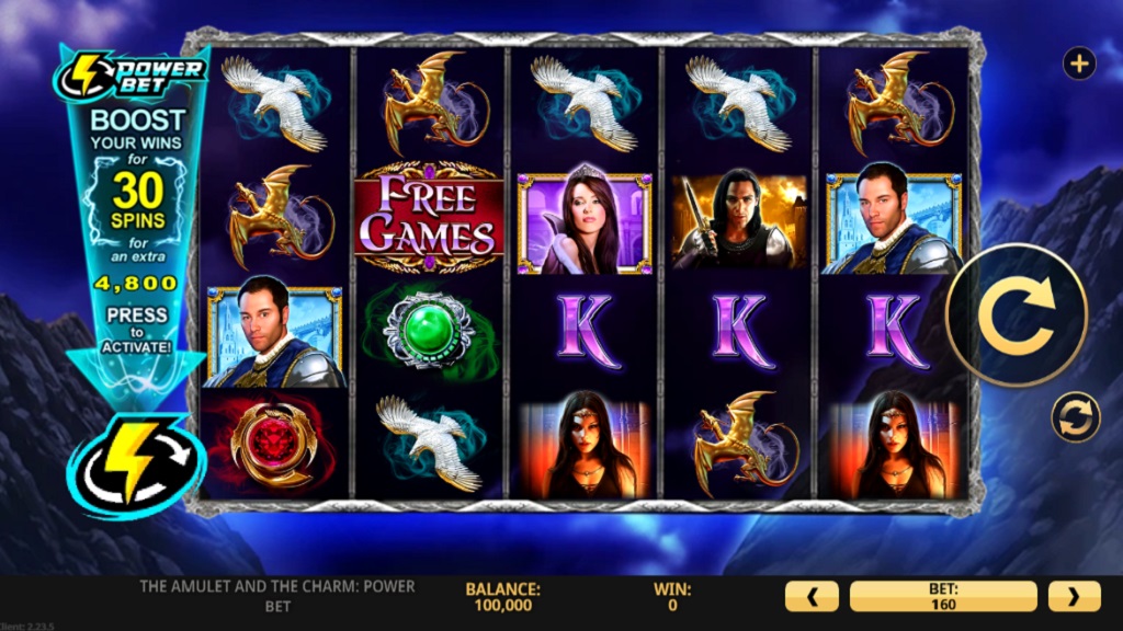 Amulet and the Charm Power Bet slot from High 5