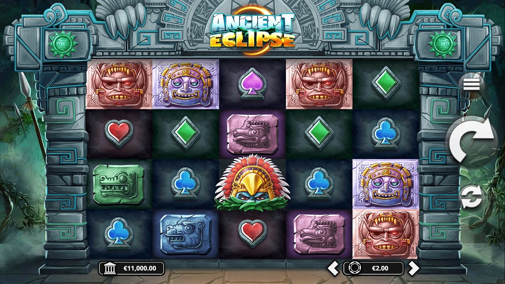 Screenshot of Ancient Eclipse slot from Yggdrasil Gaming