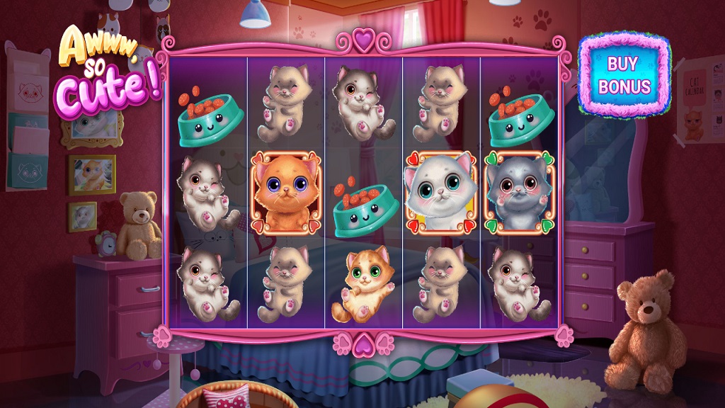 Screenshot of Awww So Cute slot from Pariplay