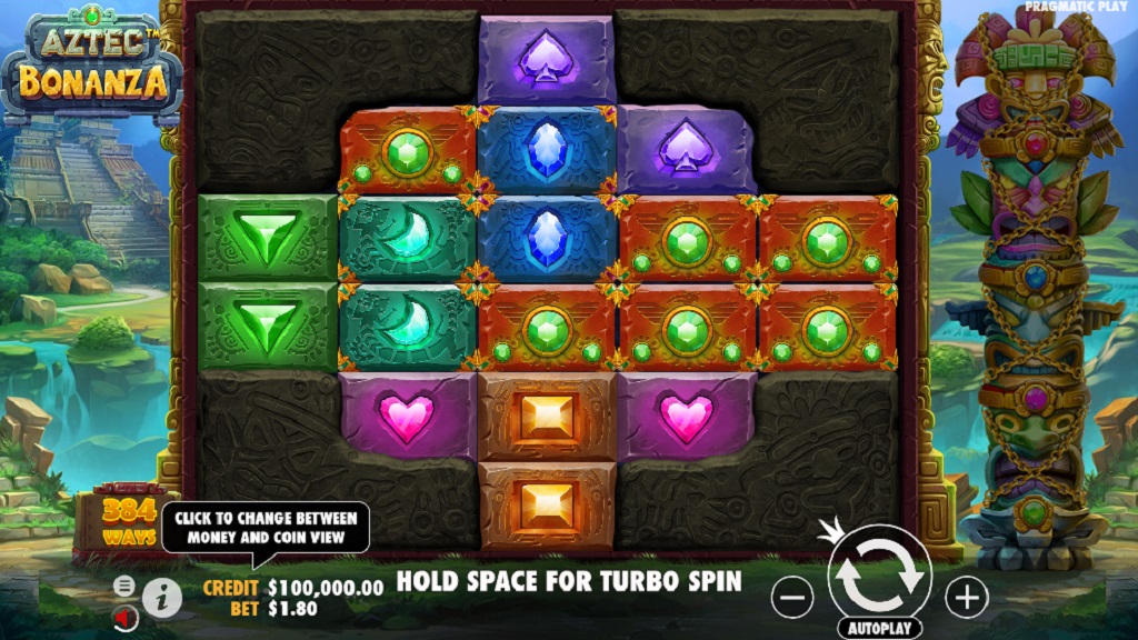 Screenshot of Aztec Bonanza from Pragmatic Play Aztec Bonanza