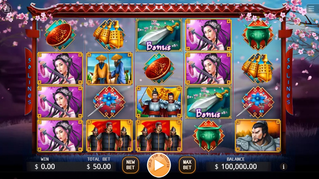 Screenshot of Ba Wang Bie Ji slot from Ka Gaming
