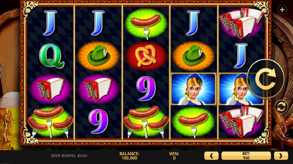 Screenshot of Beer Barrel Bash slot from High 5