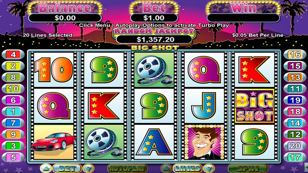 Screenshot of Big Shot slot from Real Time Gaming