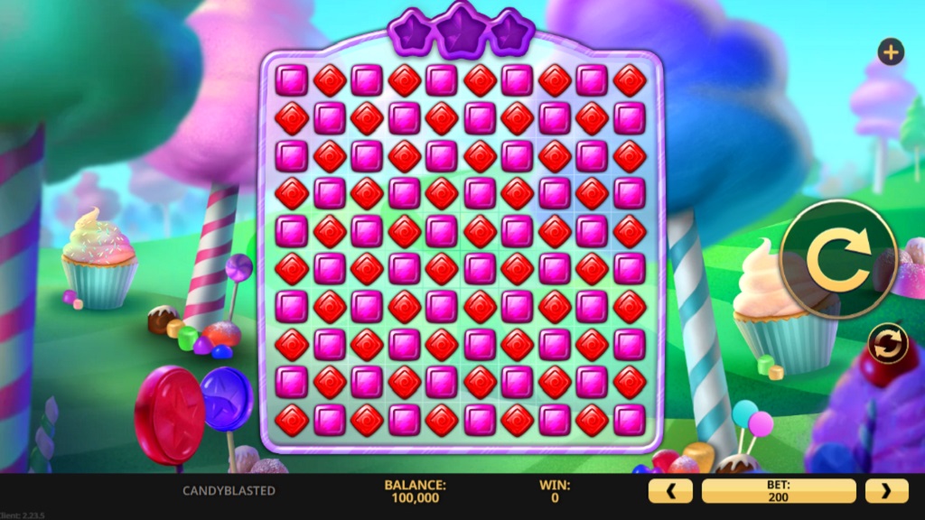 Screenshot of Candy Blasted slot from High 5