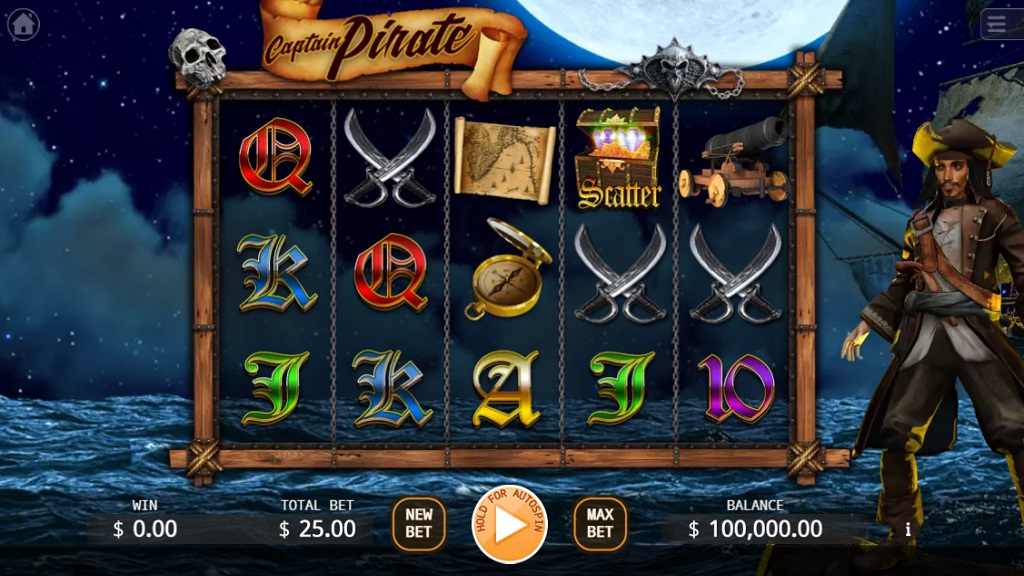 Screenshot of Captain Pirate slot from Ka Gaming