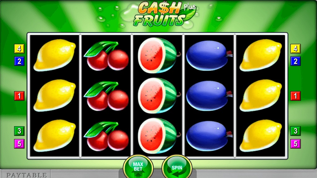 Screenshot of Cash Fruits Plus slot from Merkur Gaming