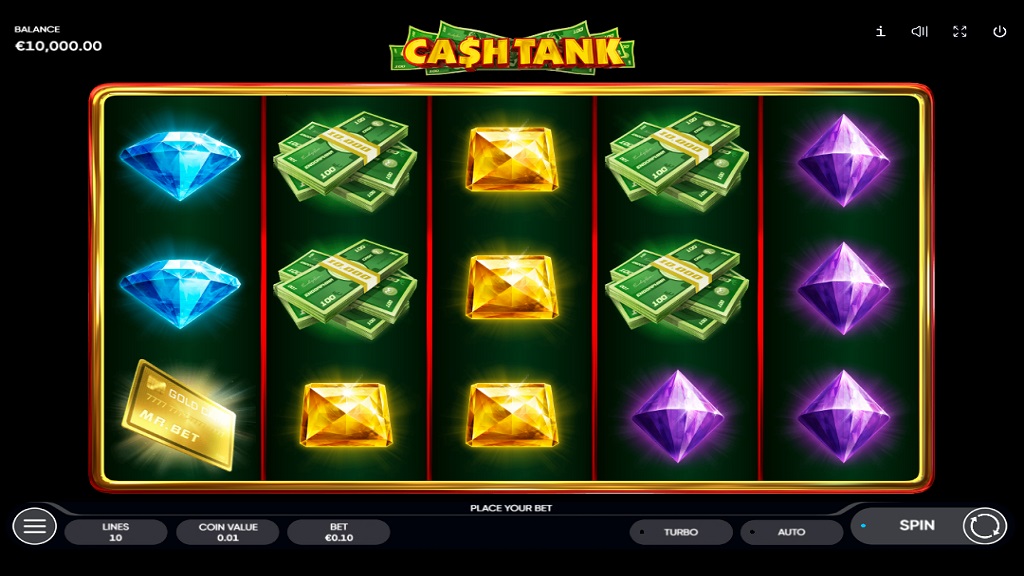 Screenshot of Cash Tank slot from Endorphina
