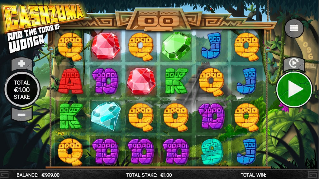 Screenshot of Cashzuma slot from Core Gaming