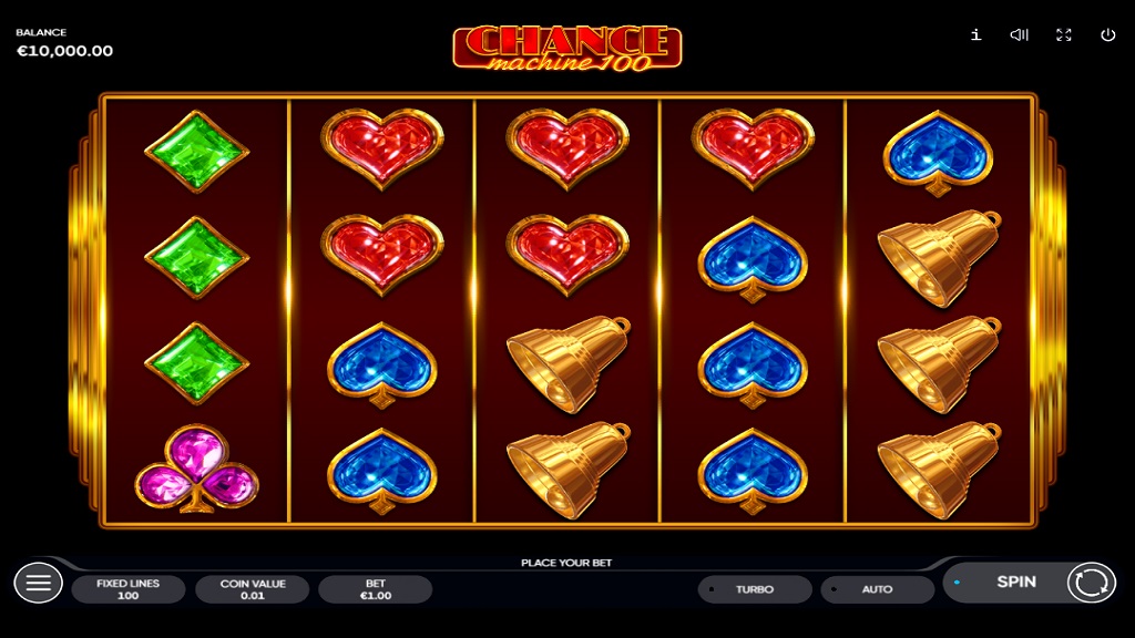 Screenshot of Chance Machine 100 slot from Endorphina
