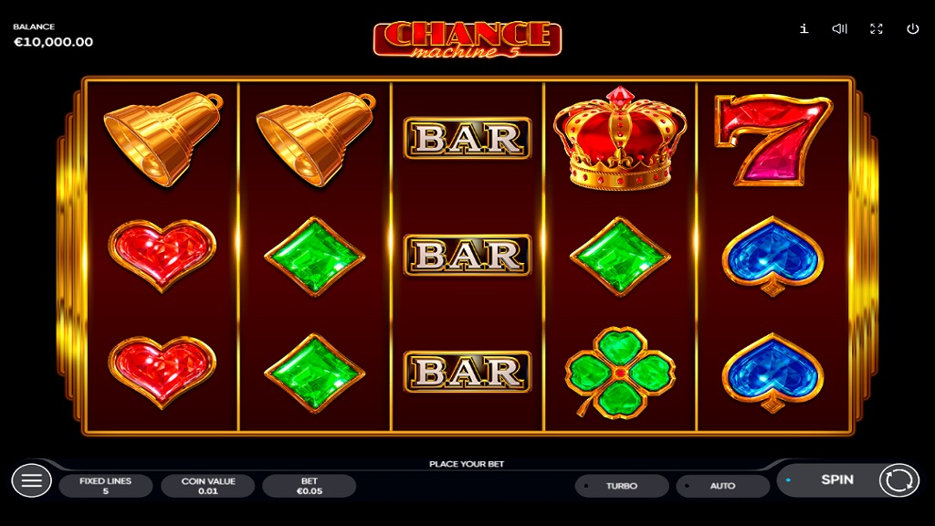 Screenshot of Chance Machine 5 slot from Endorphina