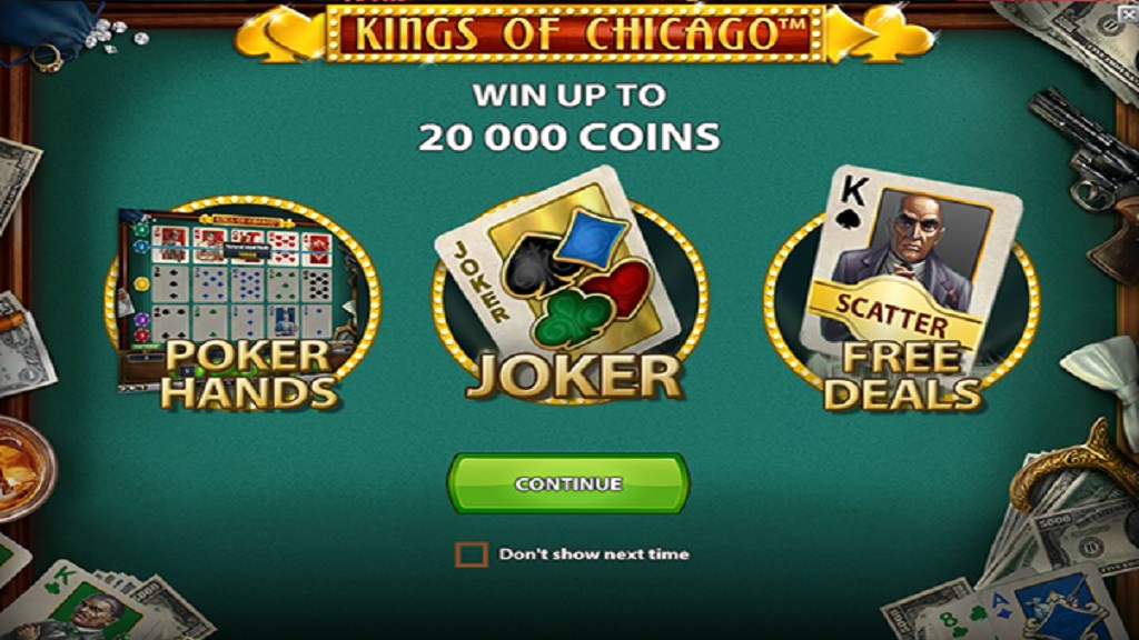 Screenshot of Chicago slot from Green Tube