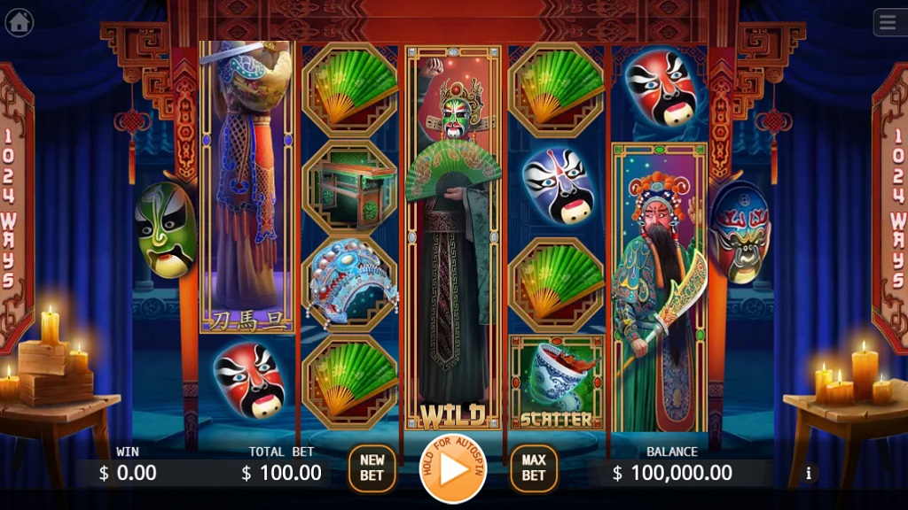 Screenshot of Chinese Opera slot from Ka Gaming