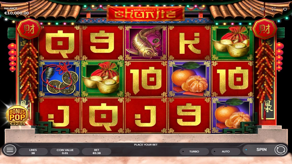 Screenshot of Chunjie slot from Endorphina