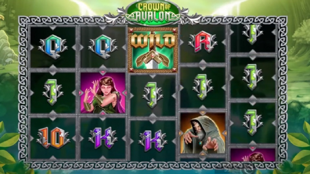 Screenshot of Crown of Avalon slot from IronDog
