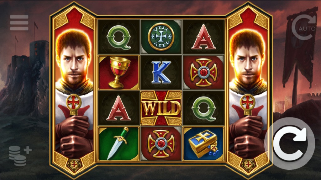 Screenshot of Crusader slot from Elk Studios