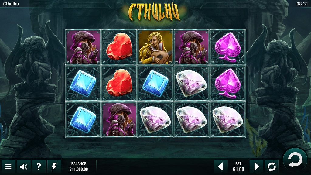 Screenshot of Cthulhu slot from Yggdrasil Gaming