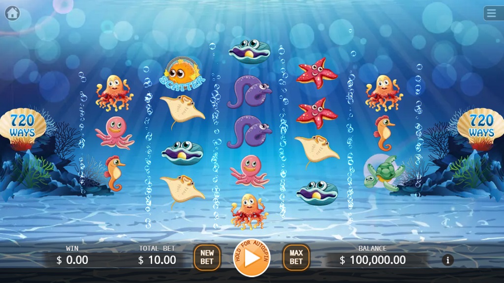 Screenshot of Deep Sea Adventure slot from Ka Gaming