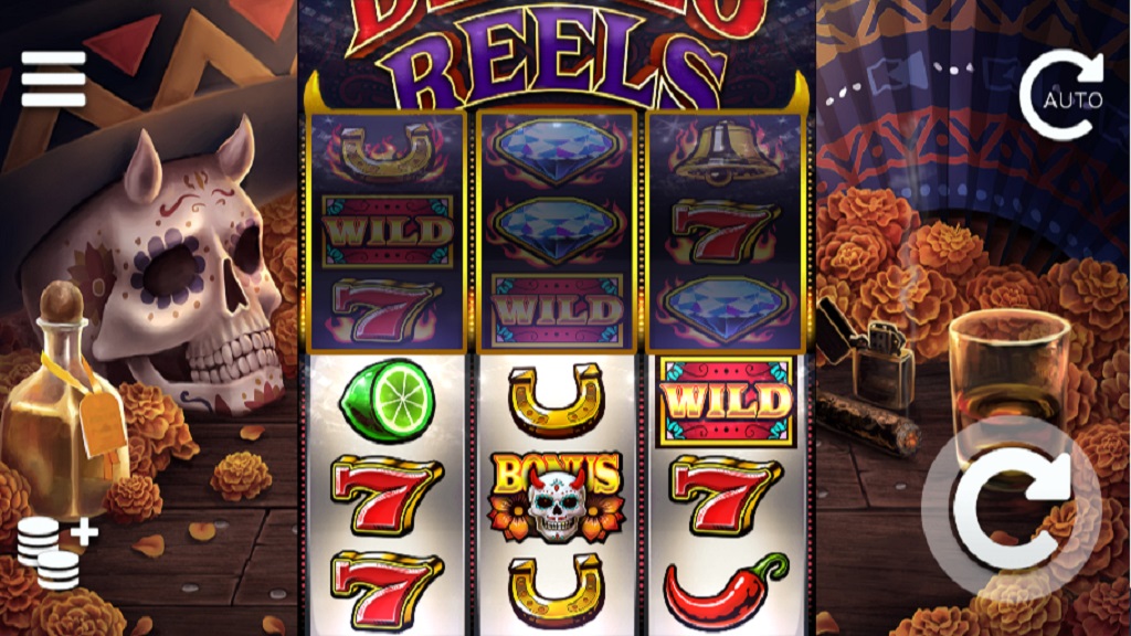 Screenshot of Diablo Reels slot from Elk Studios