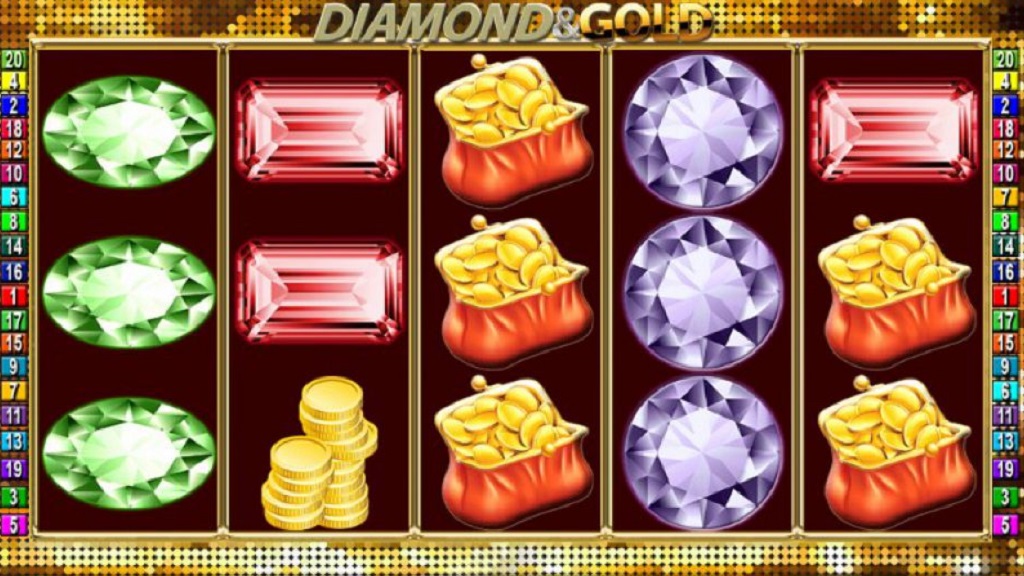 Screenshot of Diamond and Gold slot from Merkur Gaming