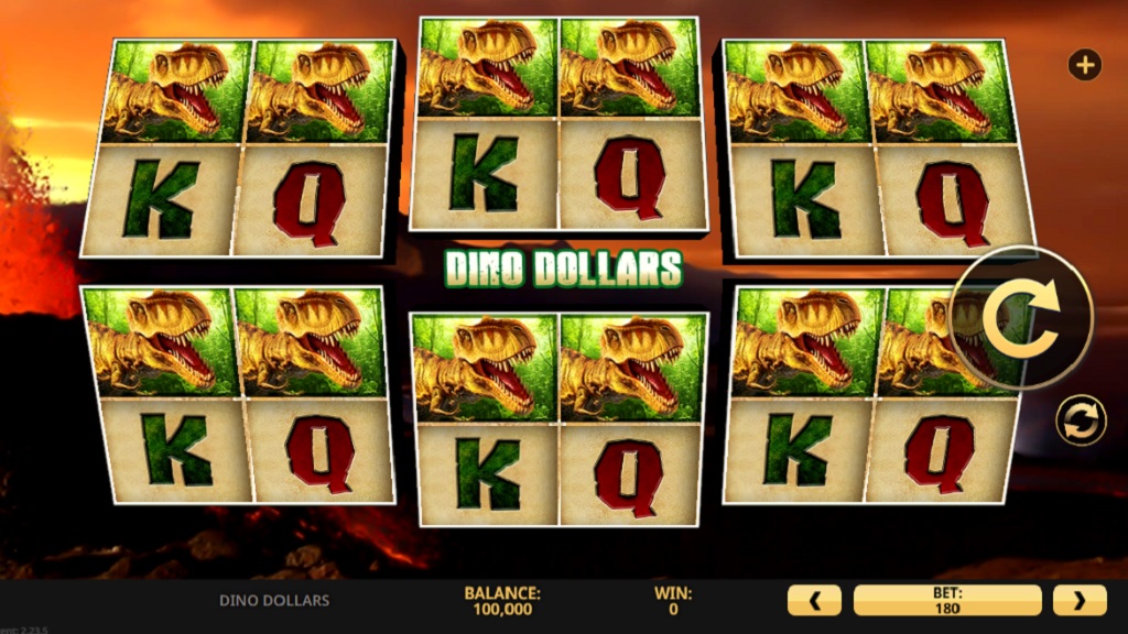 Screenshot of Dino Dollars slot from High 5