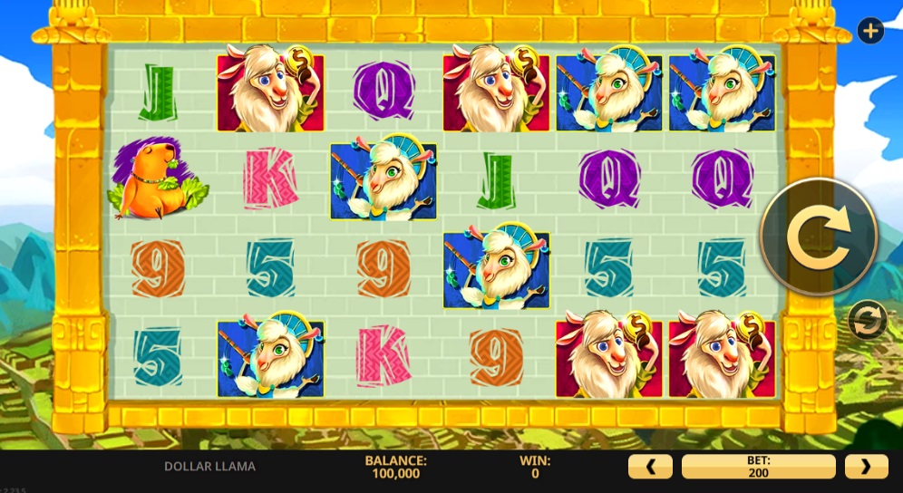 Screenshot of Dollar Flame slot from High 5