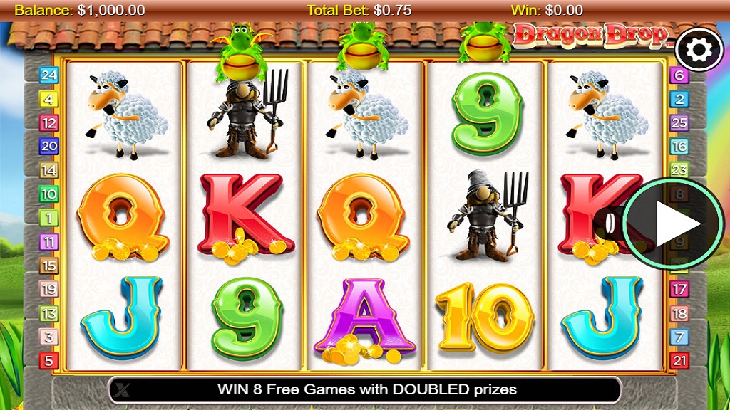 Screenshot of Dragon Drop slot from NextGen Gaming