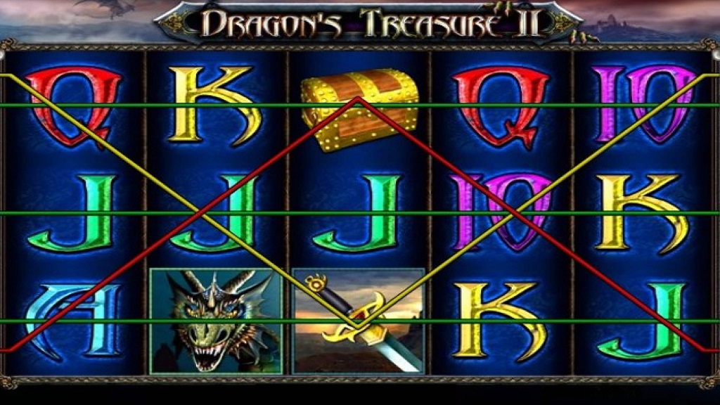 Screenshot of Dragons Treasure 2 slot from Merkur Gaming