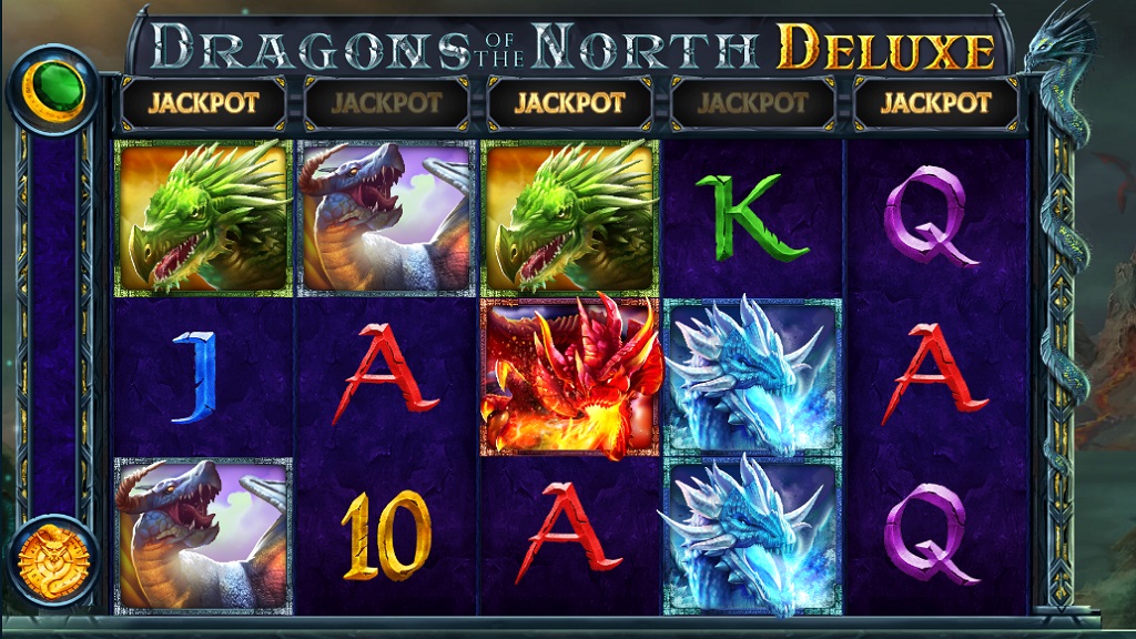 Screenshot of Dragons of the North Deluxe slot from Pariplay