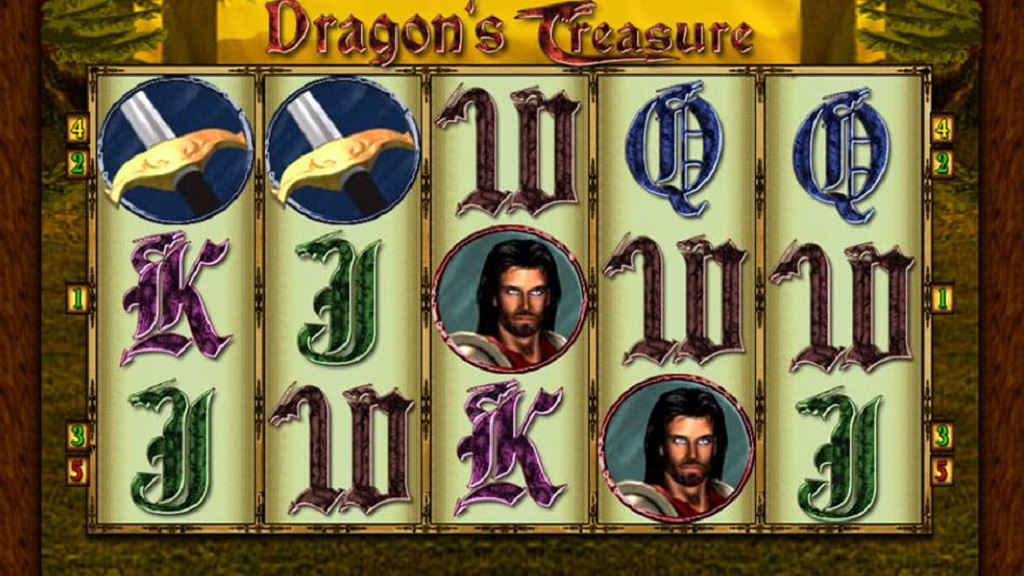 Screenshot of Dragons Treasure slot from Merkur Gaming