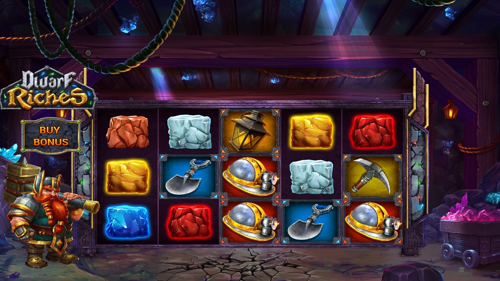 Screenshot of Dwarf Riches slot from Pariplay