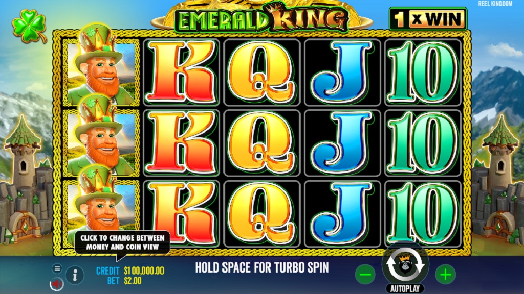 Screenshot of Emerald King slot from Pragmatic Play