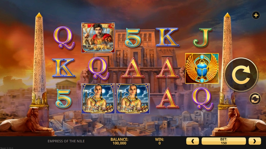 Screenshot of Empress of the Nile slot from High 5