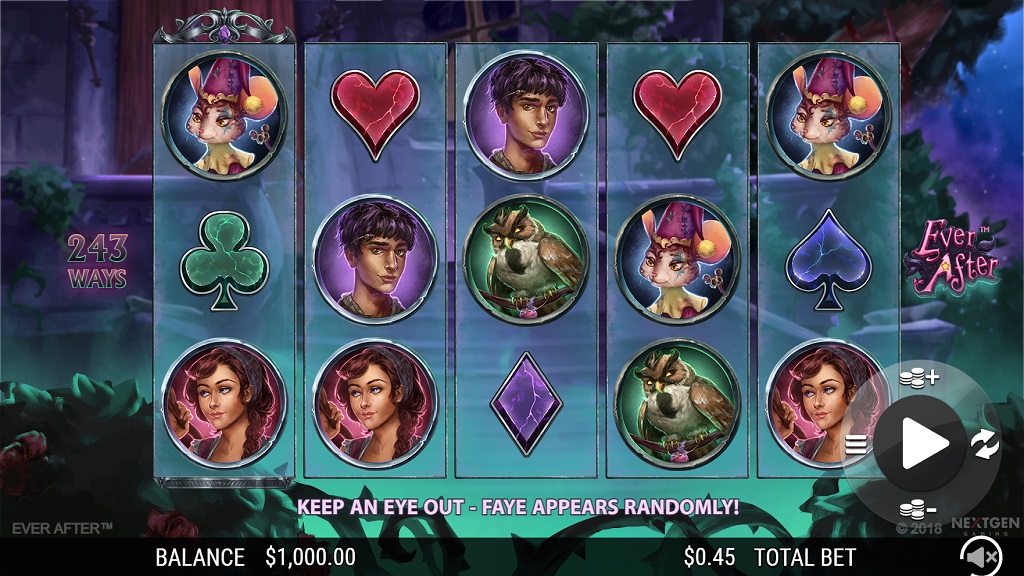 Screenshot of Ever After slot from NextGen Gaming