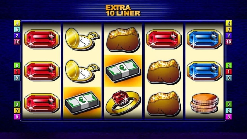 Screenshot of Extra 10 Liner slot from Merkur Gaming