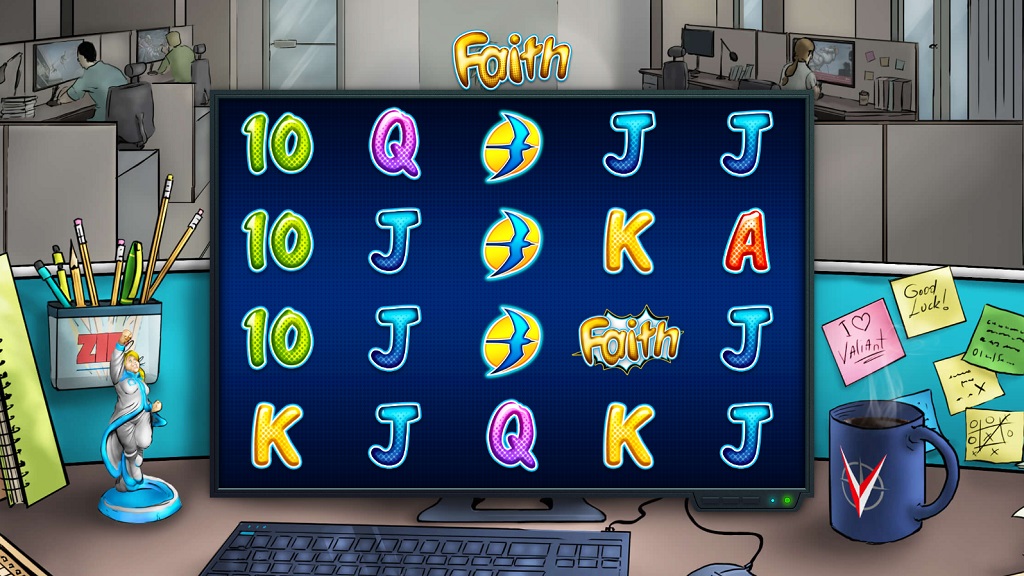 Screenshot of Faith slot from Pariplay