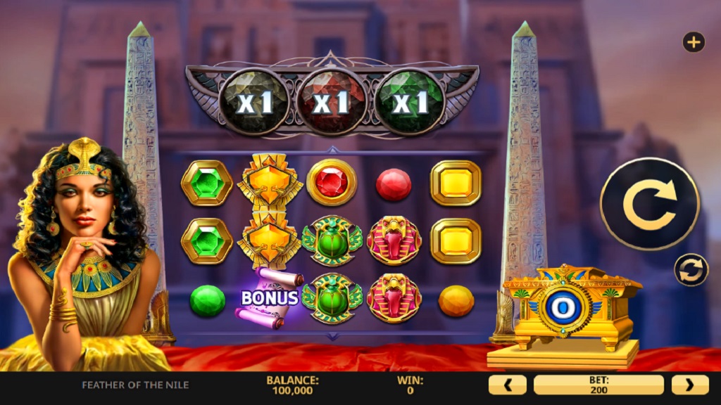 Screenshot of Feather of the Nile slot from High 5